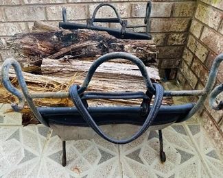 $36  wood firewood holder 