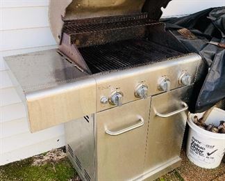$90  Stainless steel gas grill