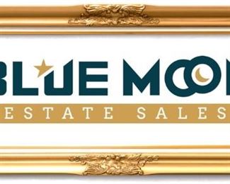 bluemoon logo goldframe