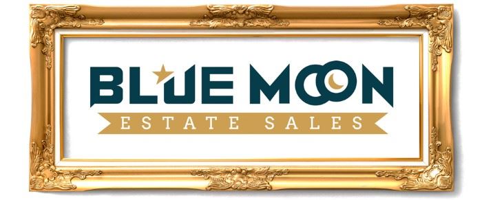bluemoon logo goldframe