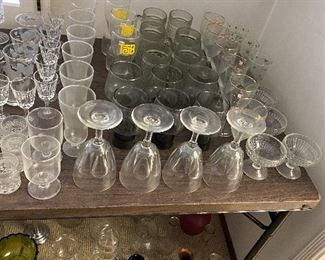 Lots of glassware