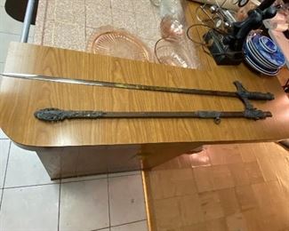 Vintage Fraternal decorative sword