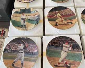 Several Bradford Baseball Greats Plates