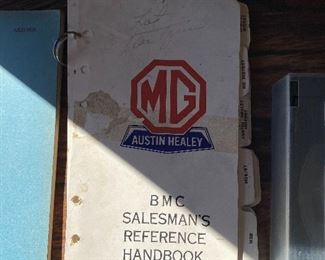 Vintage MG Salesman Reference Handbook