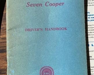 Vintage Austin Cooper Drive's Handbook