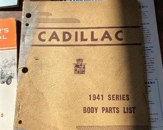 1941 Cadillac Series Body Parts List