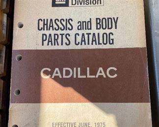 1975 Cadillac Chassis and Body Parts Catalog