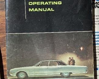 1966 Oldsmobile Owner Operating Manual