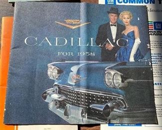 1958 Cadillac Advertising Brochure