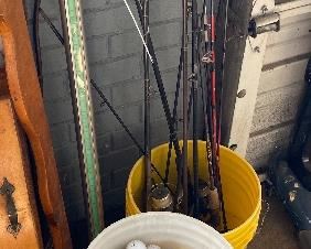 Golf Balls/Fishing Rods
