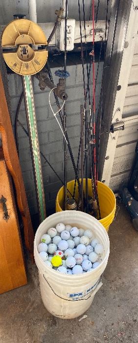 Golf Balls/Fishing Rods