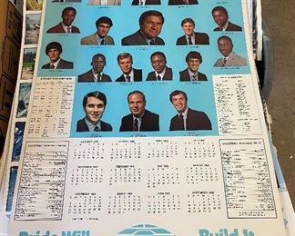 Several UNC Tarheel/Carolina Basketball Calendars (Michael Jordan)