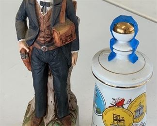 Jesse James and Davidson County Liquor Decanters