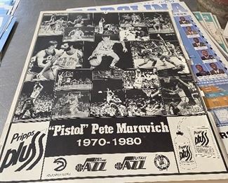 Vintage Pete Maravich Poster