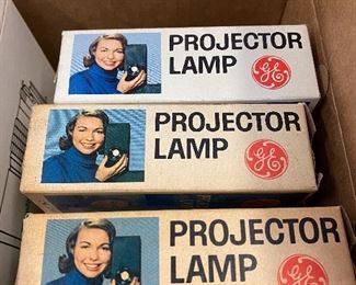 Vintage Projector Bulbs 