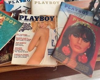 Vtg Playboy magazines
