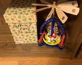 Vintage Erzgebirge German Spinning Tree