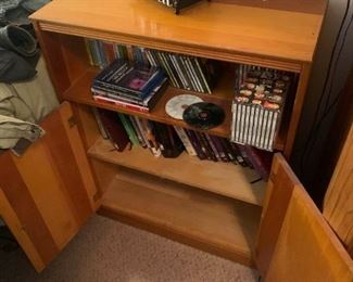 Cabinet Options Of Music, Movies And Books