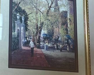 Large Framed Painting