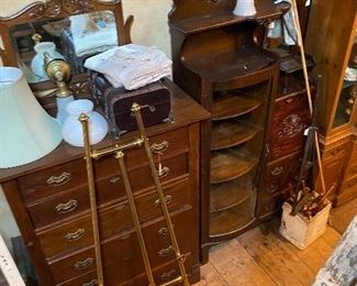 Oak side by side, Highboy