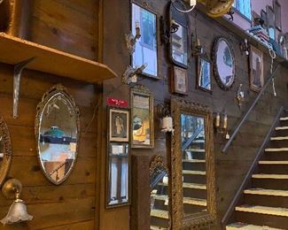 Many mirrors!