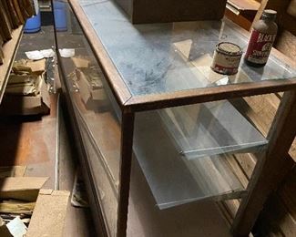 Old Oak Display Cabinet