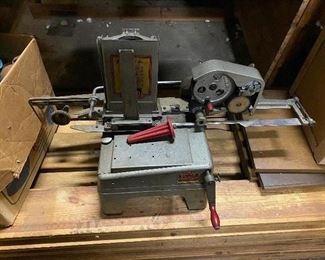 Old Elliott Newspaper Address Label Machine