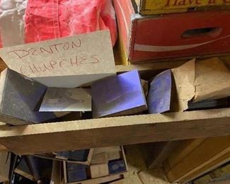 Lots of Old Denton Themed Printing Blocks (Churches and Businesses)