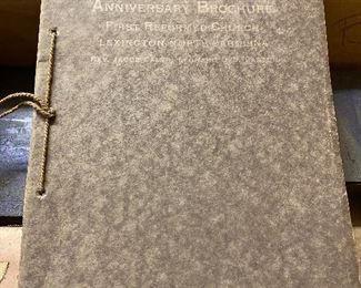 1921 Anniversary Brochure First Reformed Church of Lexington, N.C.