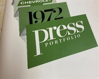 Chevrolet 1972 Press Portfolio