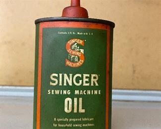 Old Singer Oil Can