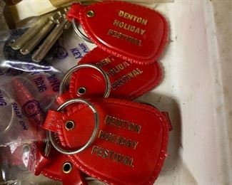 Denton Holiday Festival Keychains