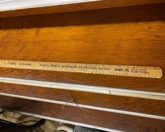 Old Advertising Yard Sticks