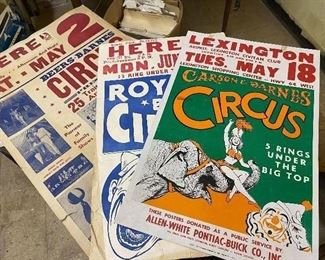Local Vintage Circus Posters