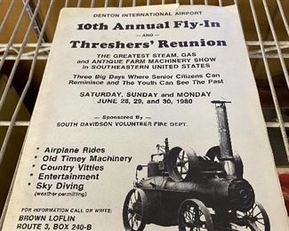 Threshers Reunion Paper Ephemera