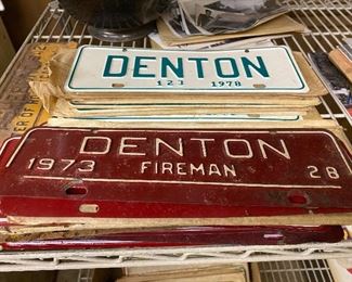 Several Denton City Tags