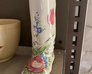 Cash Family Pottery Boot