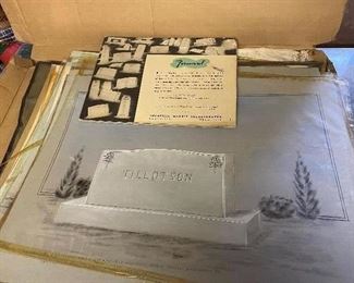 Unusual Monument/Head Stone Advertising Portfolio (Tennessee Marble Inc.)