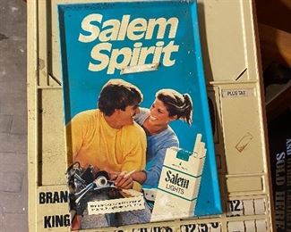 Metal Salem Spirit Sign