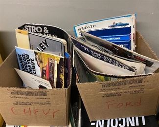 Chevrolet and Ford Advertising Brochures