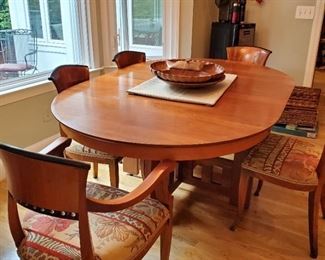 Modern Danish Table and Chairs