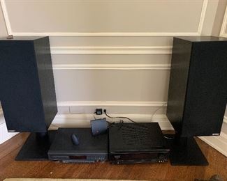 Stereo and speaker system. 