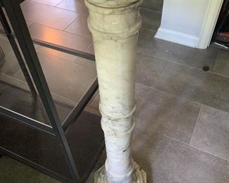 Marble plant stand