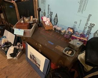 Vintage storage trunks