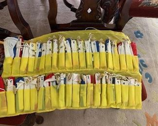 Semaphore vintage nautical flags