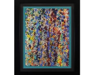 Wyland Pollack Coral Reef Original Watercolor Painting
