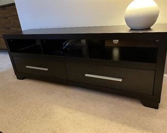 TV stand/low console - 60" wide x 15-1/2" deep x 21" high. 