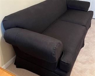 Pearson black upholstered couch 82" wide x 36" deep x 30" high. 
