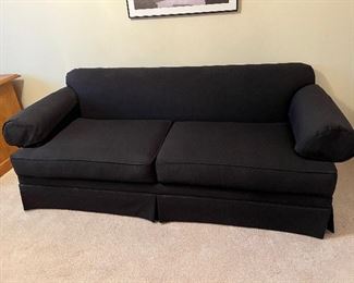 Pearson black upholstered couch 82" wide x 36" deep x 30" high. 