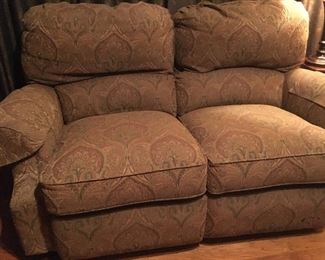 like new love seat that makes into a sofa